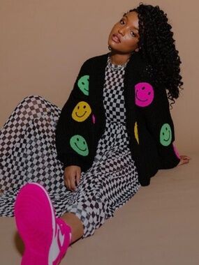 Smiley lala cardigan